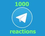 1000 telegram reactions